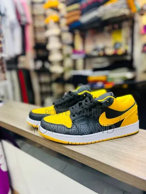 Nike Air Jordan 1low "Yellow Ochere"Fashion Sneaker Shoes