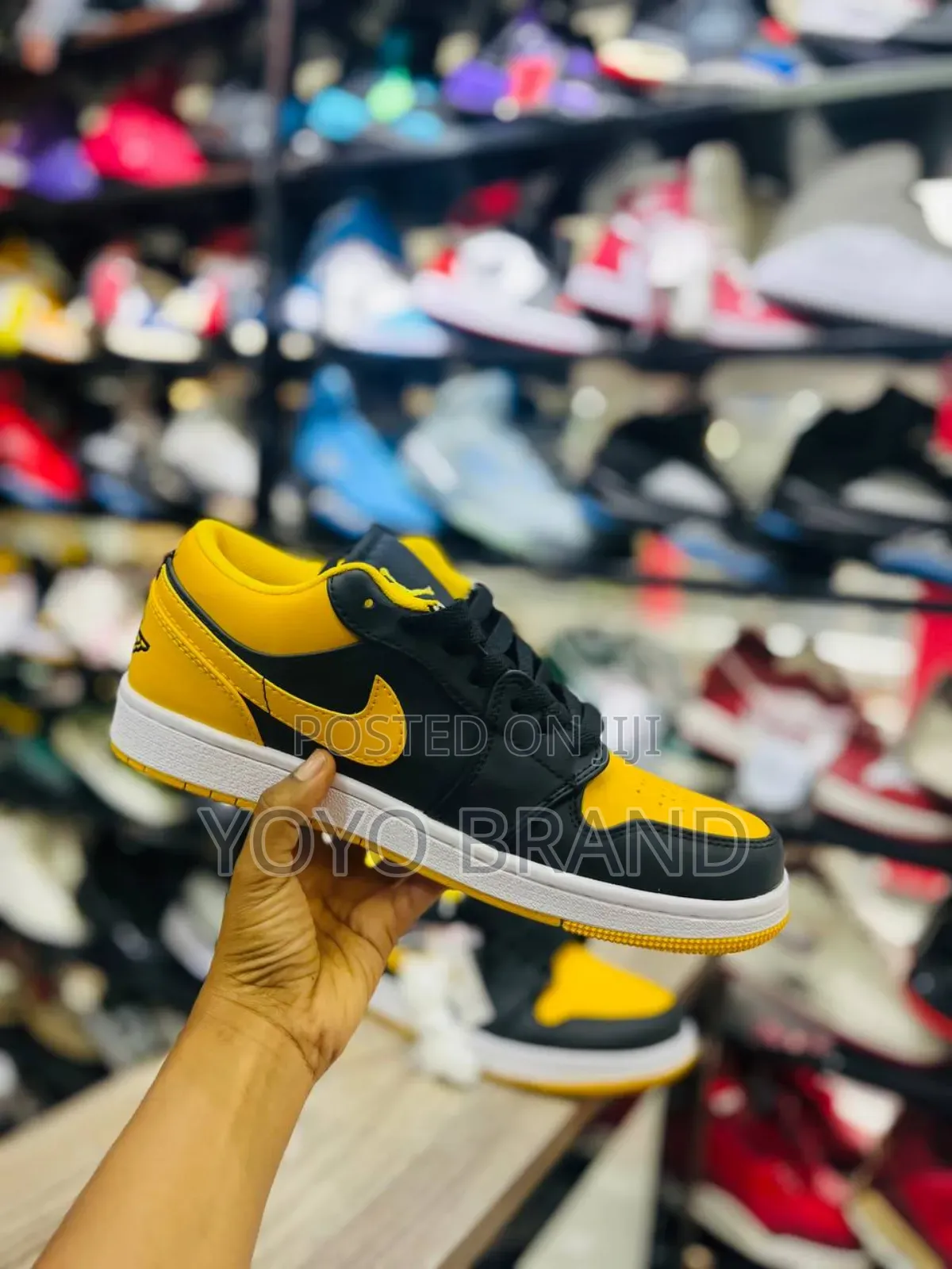 Nike Air Jordan 1low "Yellow Ochere"Fashion Sneaker Shoes