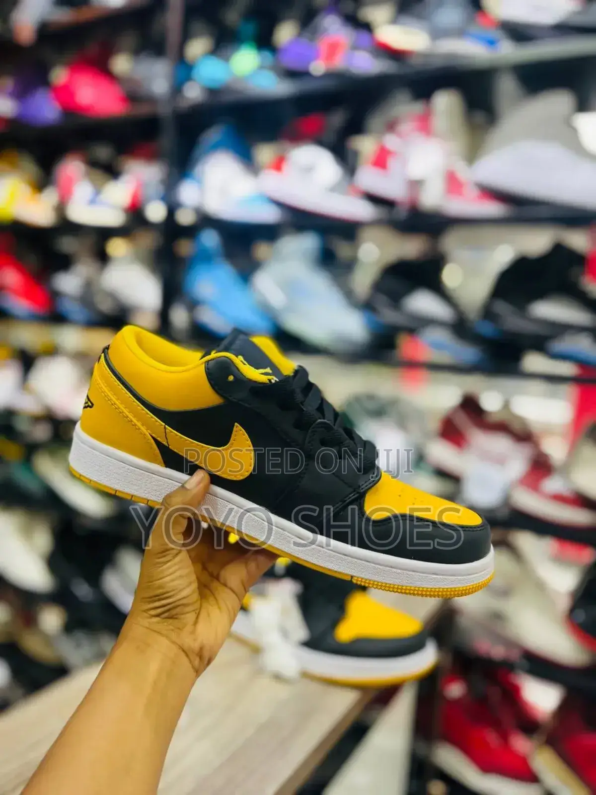 Nike Air Jordan 1low "Yellow Ochere"Fashion Sneaker Shoes