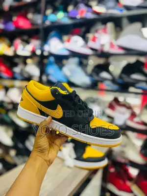 Nike Air Jordan 1low "Yellow Ochere"Fashion Sneaker Shoes
