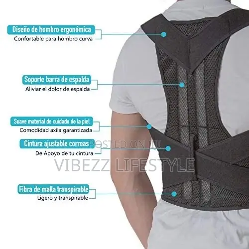 Posture Corrector Belt For Men Women የአንገት፣የትከሻ እና የወገብ ህመምን