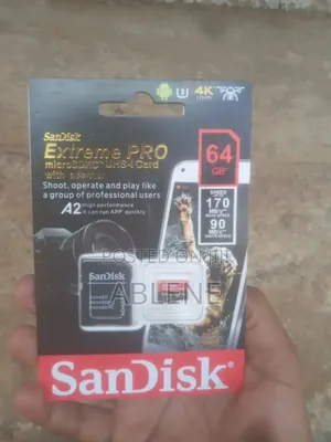 Extreme Pro 64gb Camera Card