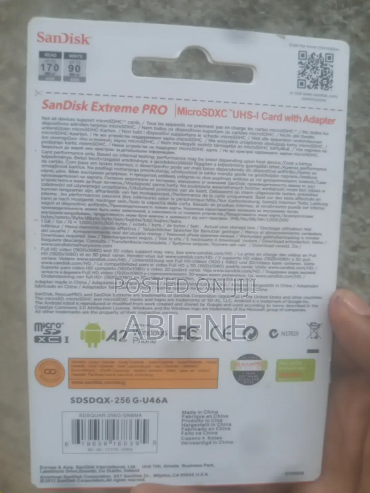 Extreme Pro 64gb Camera Card