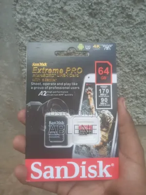 Extreme Pro 64gb Camera Card