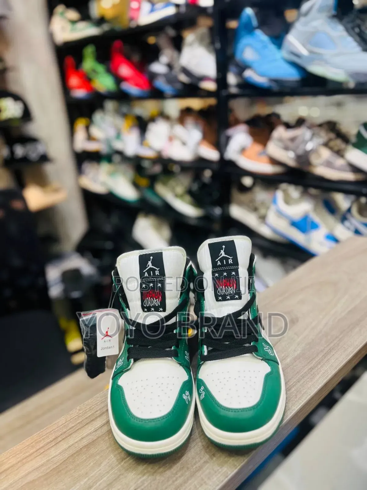 Nike Air Jordan 1 High Og Retro Mid Se "Pin Green"Fashion Boots