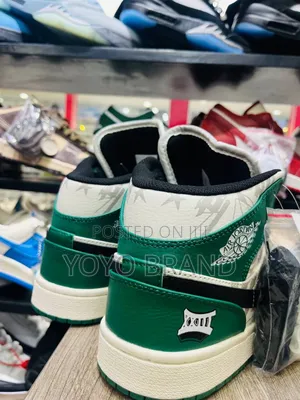 Nike Air Jordan 1 High Og Retro Mid Se "Pin Green"Fashion Boots