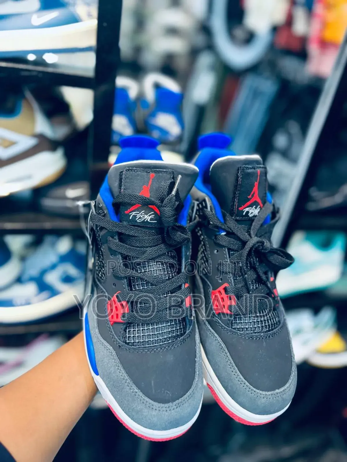 Nike Air Jordan 4 Retro "Rair Air"Fashion Unisex Sneaker Shoes