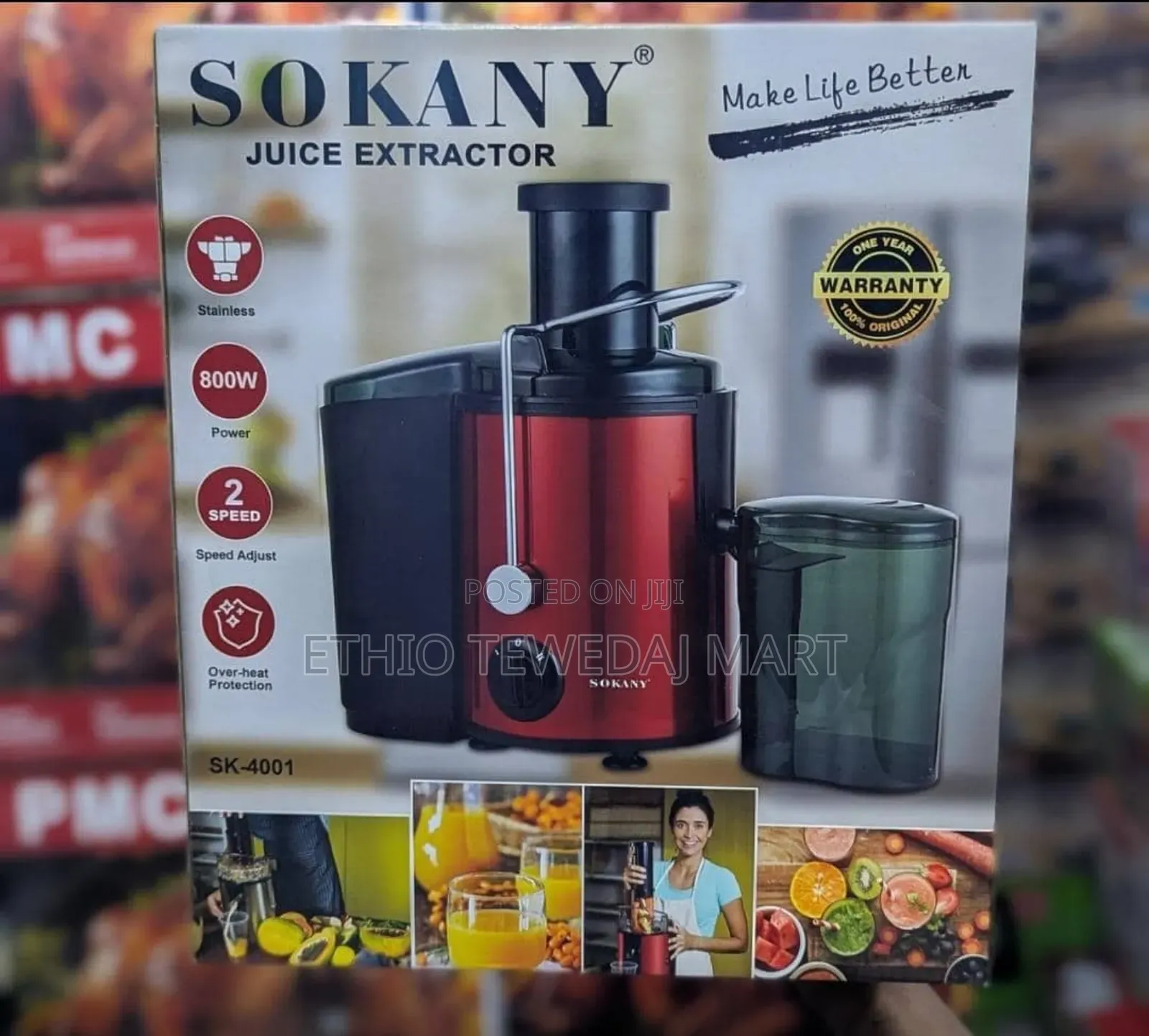 Sokany Sk-4001 Juice Extractor