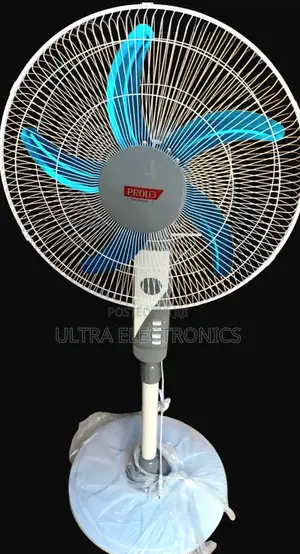 Proud Ceramic 5-wing Pedestal Fan. Features 5 Powerful Blades