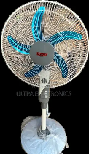 Proud Ceramic 5-wing Pedestal Fan. Features 5 Powerful Blades