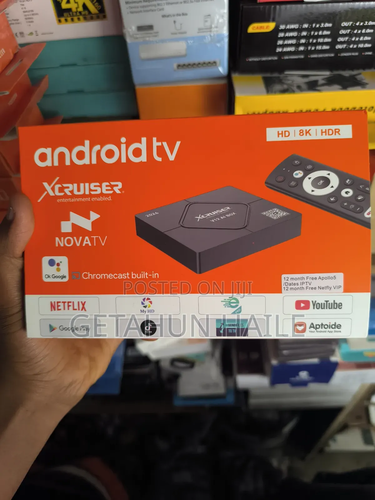 Xcruiser V12 Android Tv Box With 256gb Storage