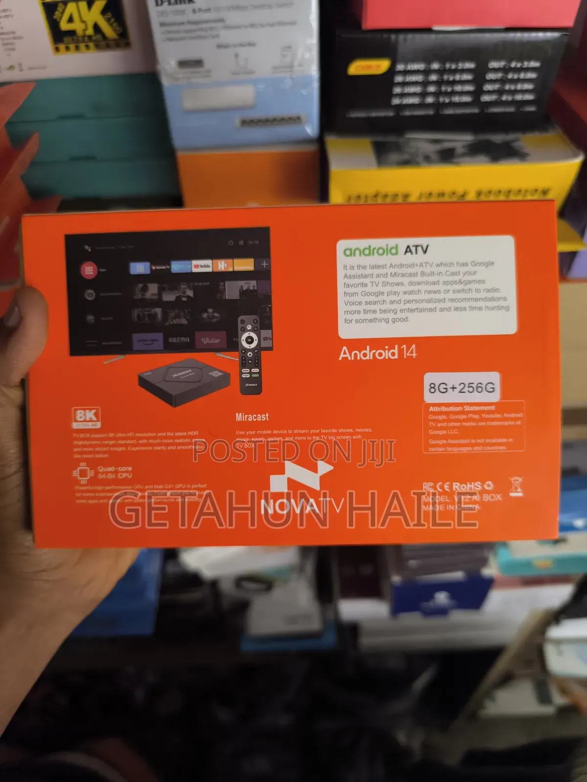 Xcruiser V12 Android Tv Box With 256gb Storage