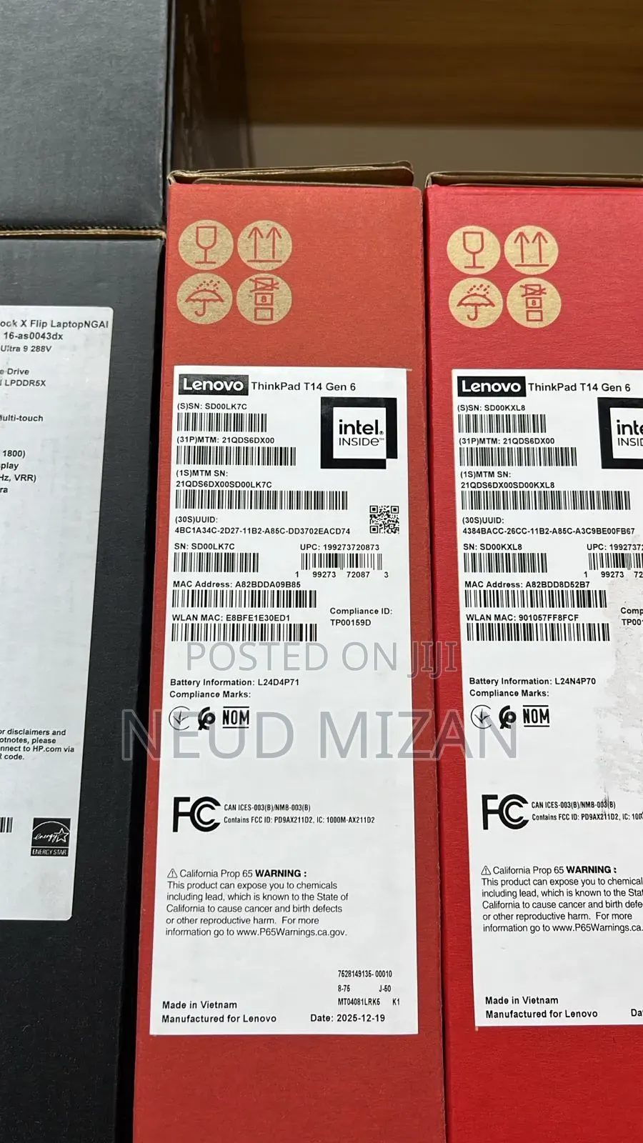 New Laptop Lenovo ThinkPad T14 16GB Intel Core Ultra 7 SSD 500GB