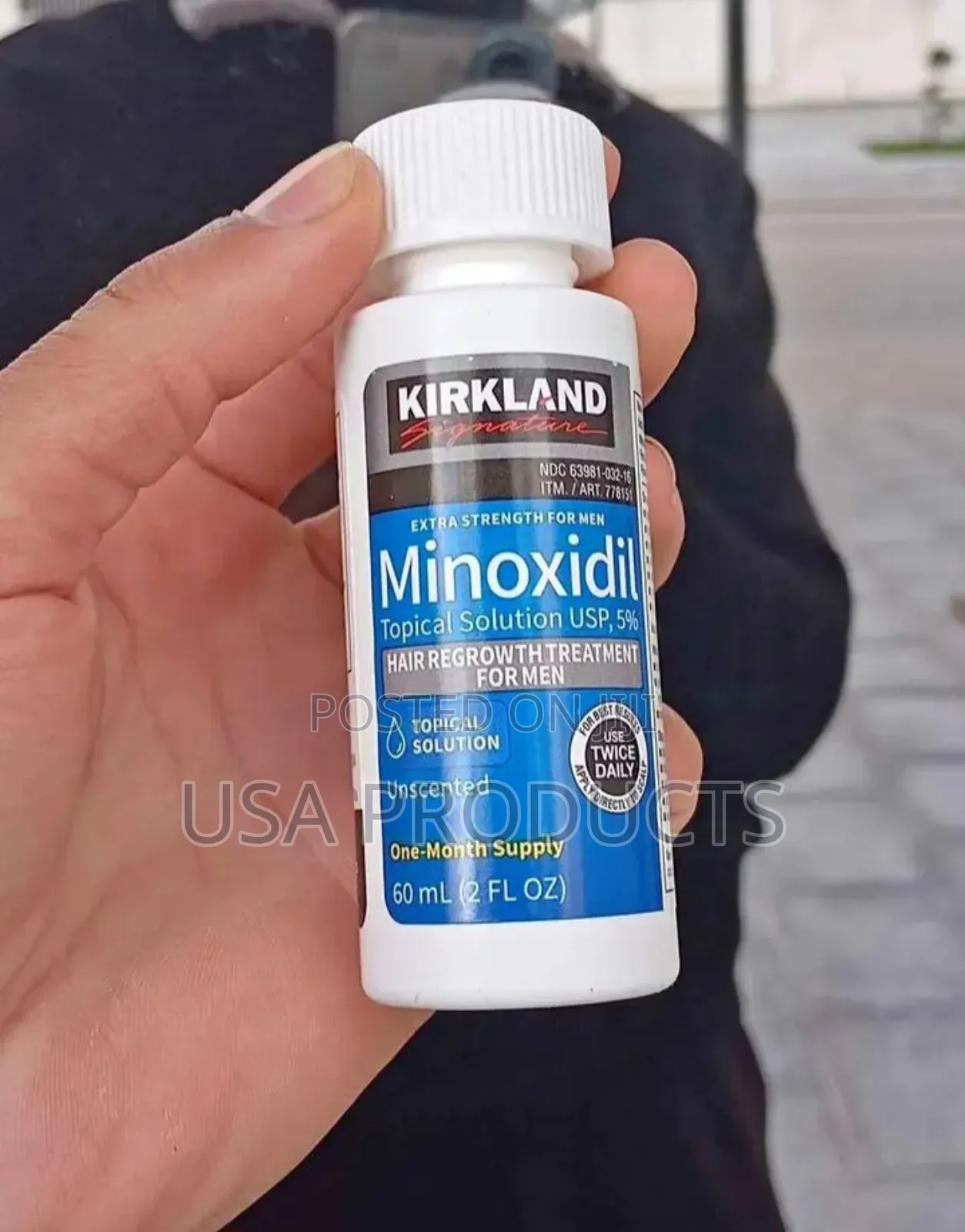 Minoxidil 5% Usa Original "አሜሪካ