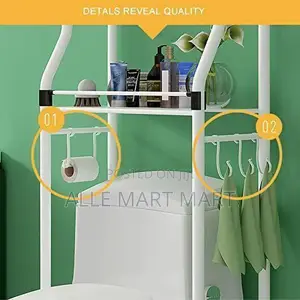 Over Toilet Wc Rack 3tier Washing Machine/Toilet Rack