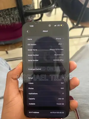 Apple iPhone 15 Pro Max 256 GB Black
