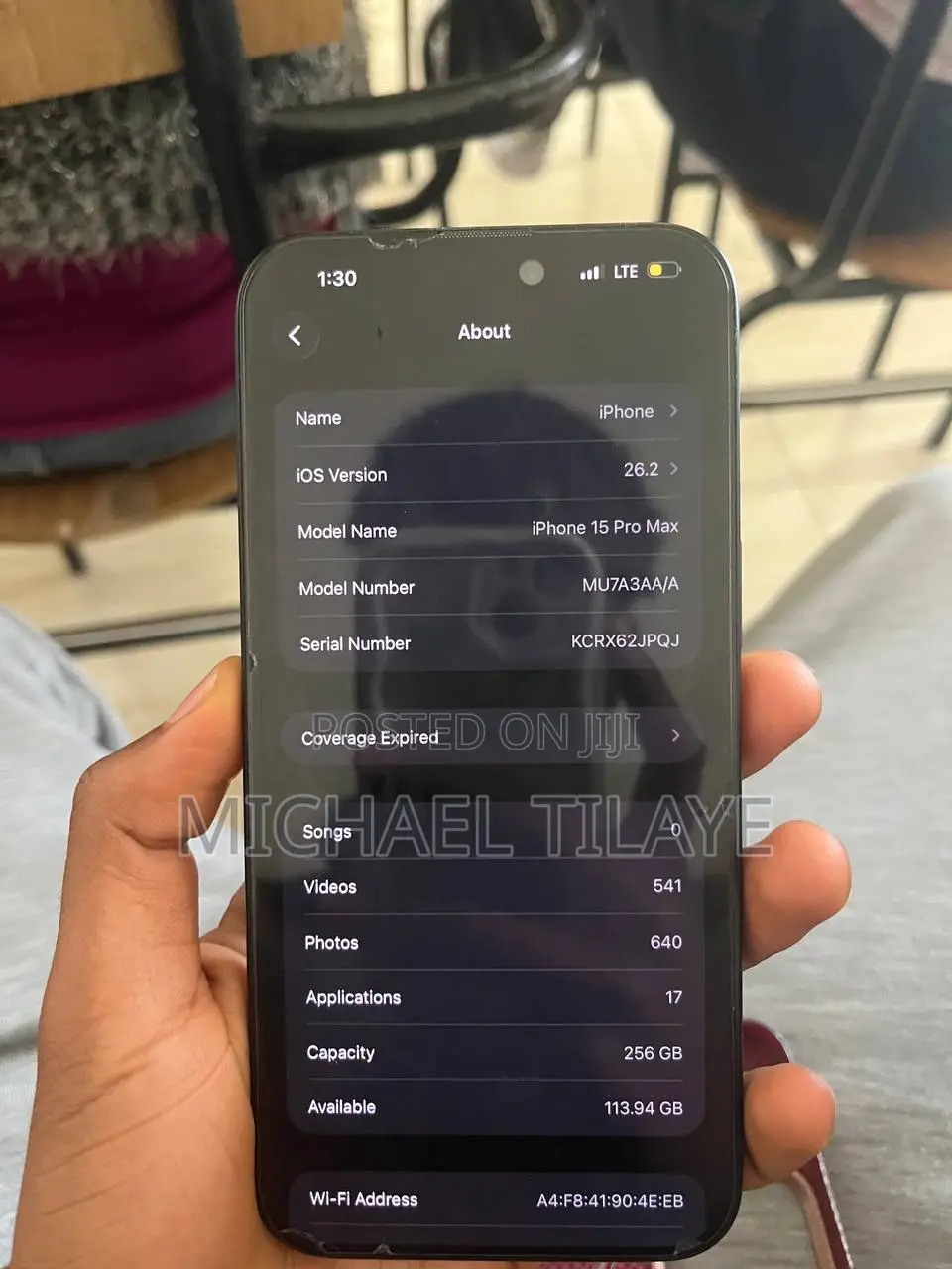 Apple iPhone 15 Pro Max 256 GB Black