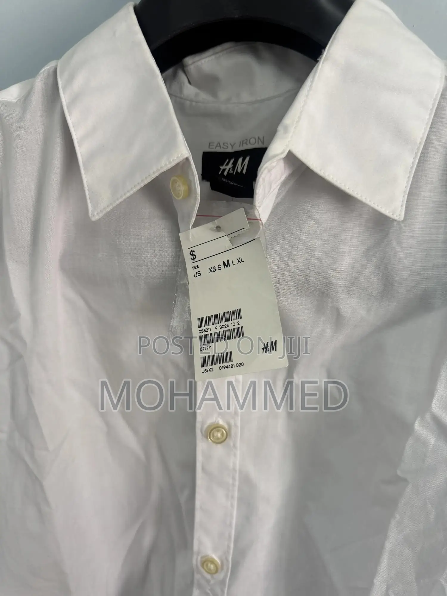 H M White Shirt ሽሚዝ