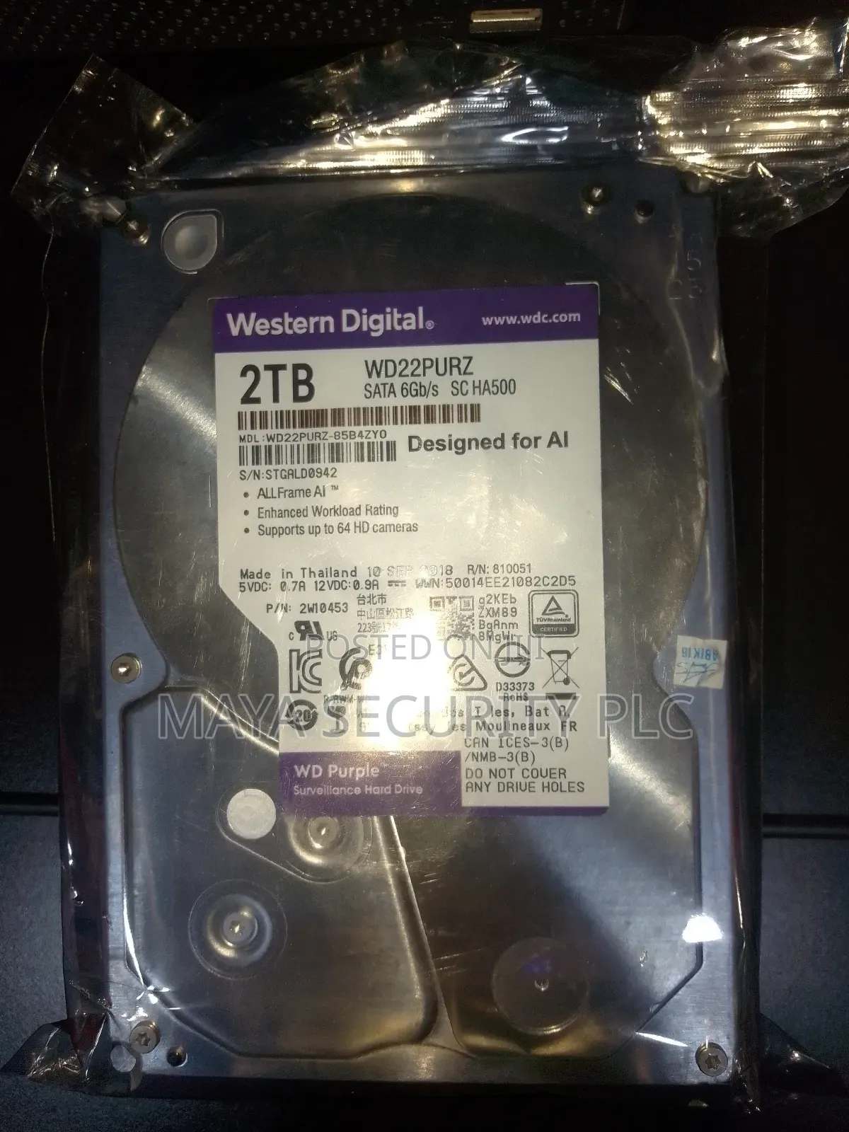 2tb Harddisk Surveillance HDD