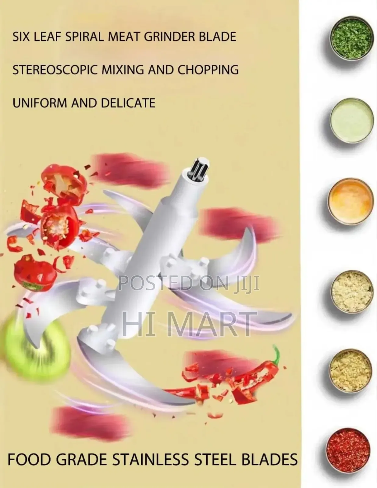 Tesnim Multifunctional Meat and Vegetable Chooper