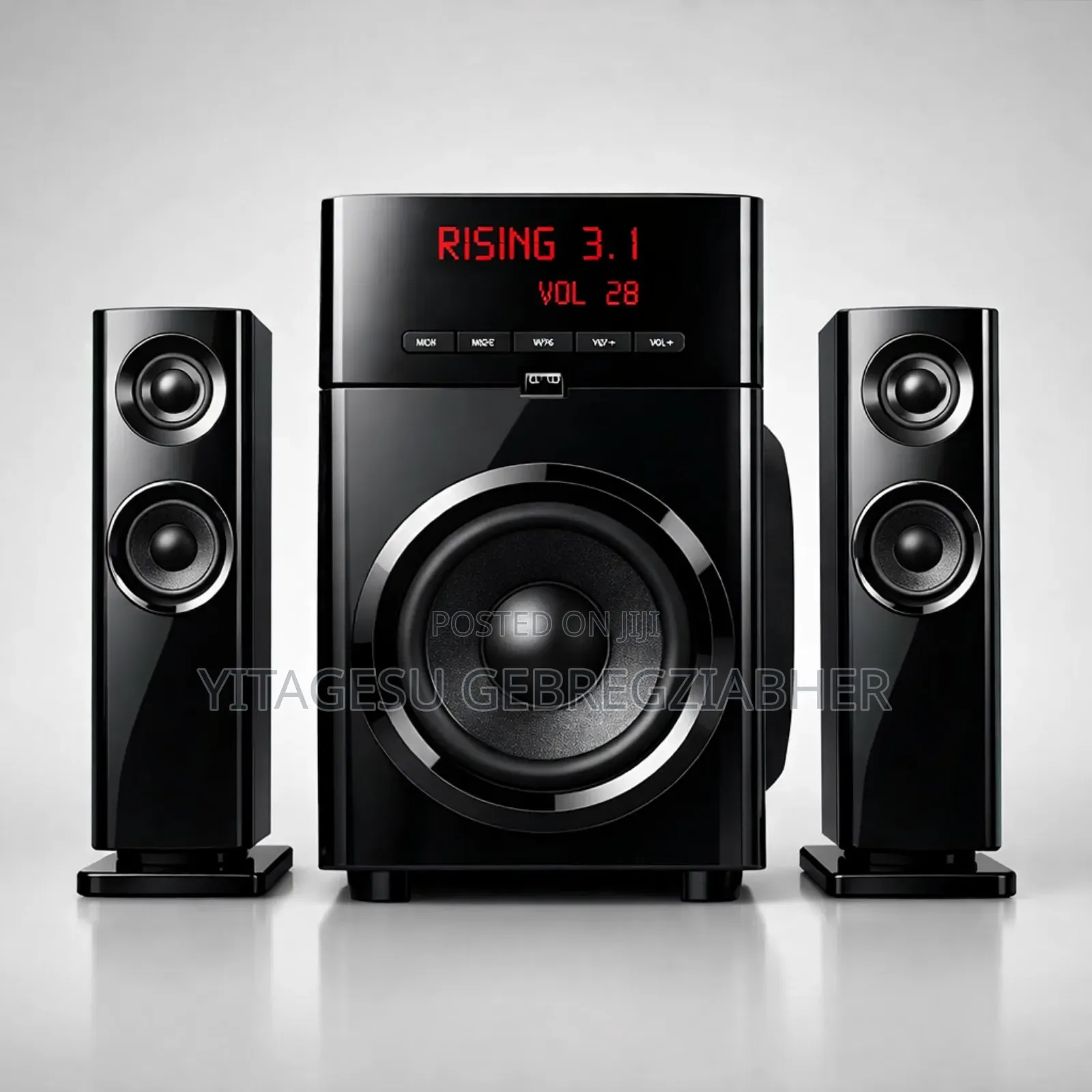 Rizing 3.1 Channel Multimedia Speaker - Excellent Condition