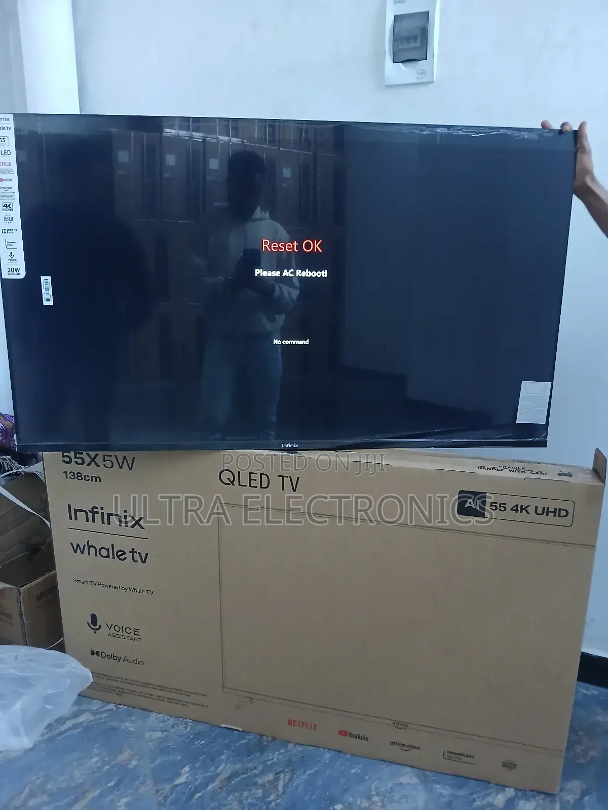 Infinix Smart Tv, Featuring a 138cm (55-Inch) Qled Display With Uhd