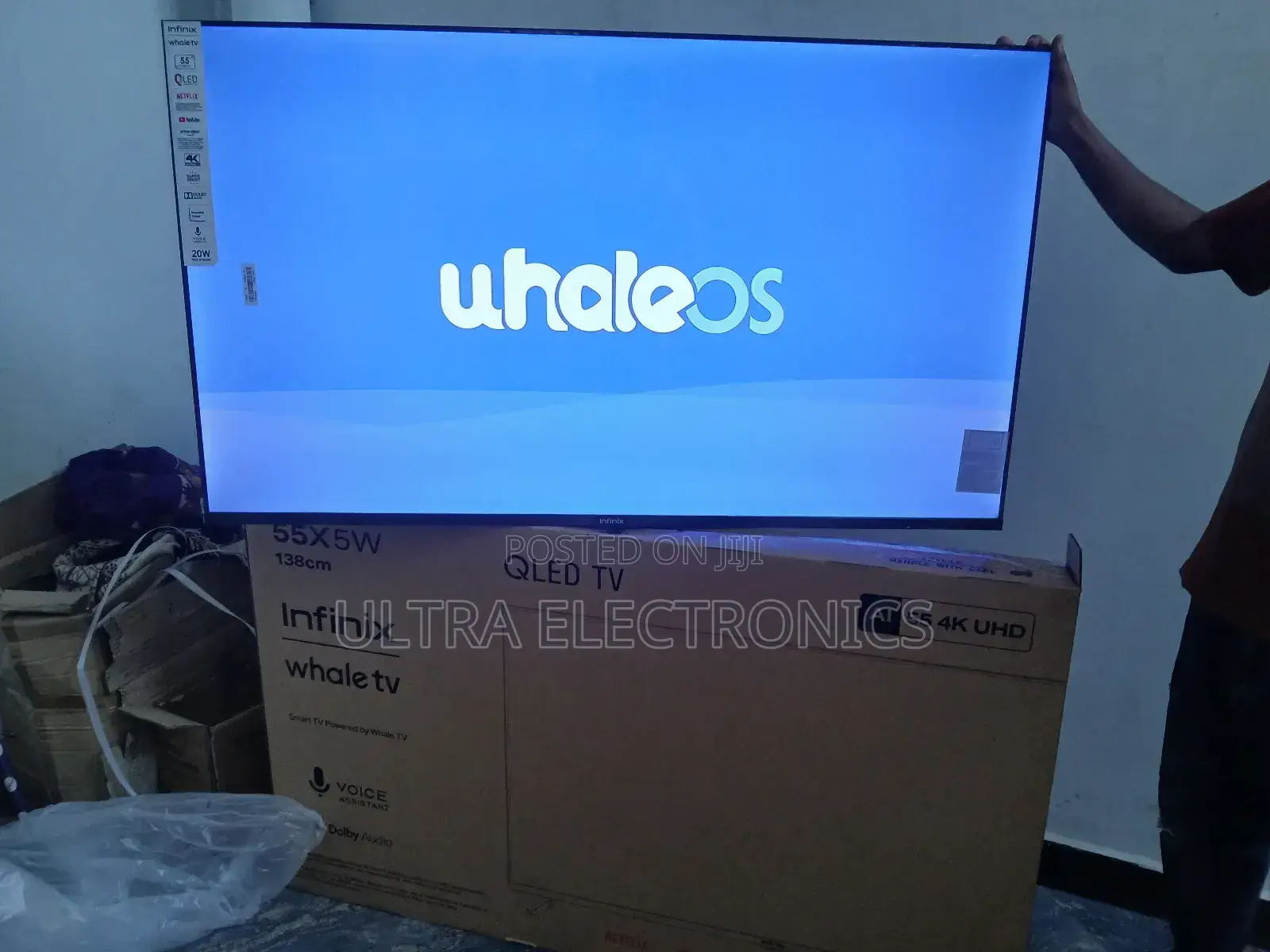 Infinix Smart Tv, Featuring a 138cm (55-Inch) Qled Display With Uhd