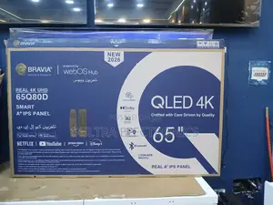 Bravia 65q80d Smart Qled Tv With a 65-Inch Screen.