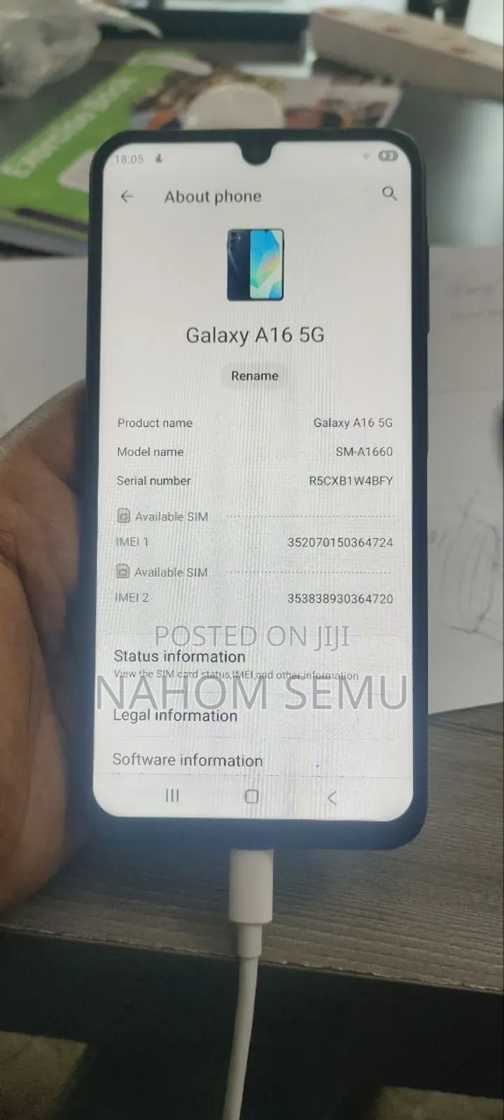 New Samsung Galaxy A16 5G 128 GB Black