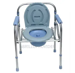 Wholesale Medical Portableelderly Hei Adjustable Folding Commode Chair