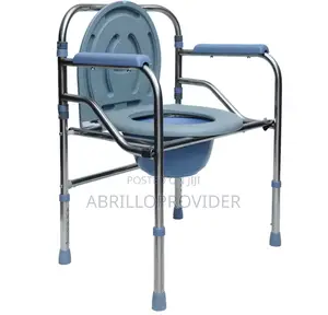 Toilet Chair With Bucket Patient Elderly Height Folding Commode