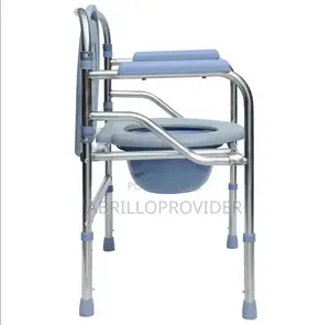 Medical Portable Toilet Chair With Bucket Patient Elderly Adjustable