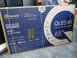 Bravia 65-Inch Qled Smart Tv. It Features Real Uhd Resolution