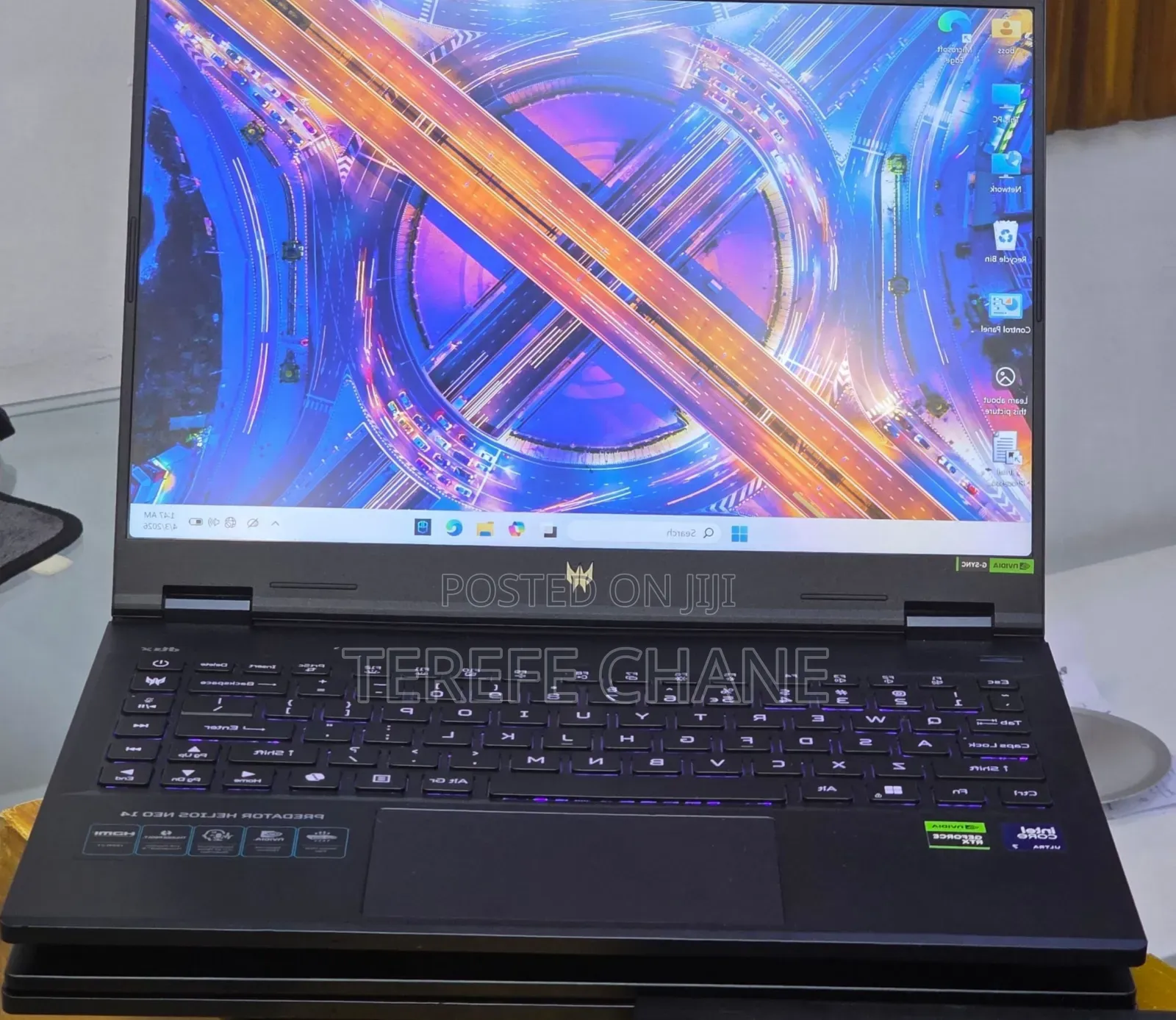 New Laptop Acer Predator Helios Neo 14 16GB Intel Core Ultra 7 SSD 1T