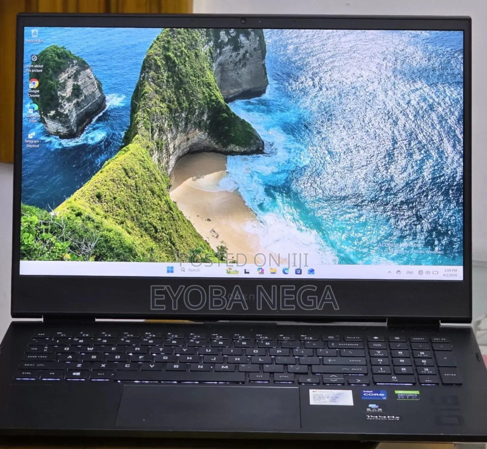 New Laptop HP Omen 16 16GB Intel Core i7 SSD 512GB