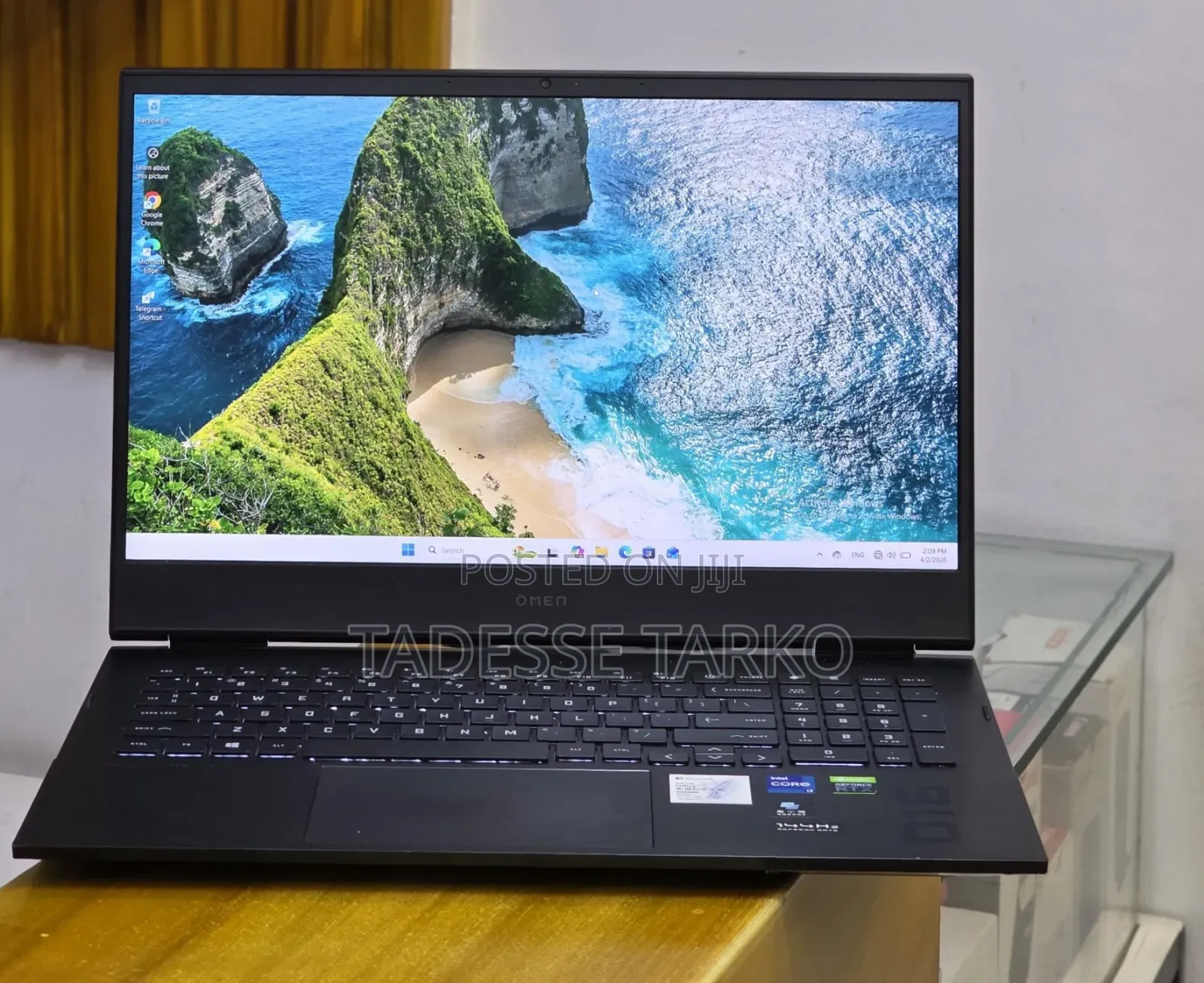 New Laptop HP Omen 16 16GB Intel Core i7 SSD 512GB