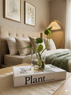 Pothos With Faux Plant Book