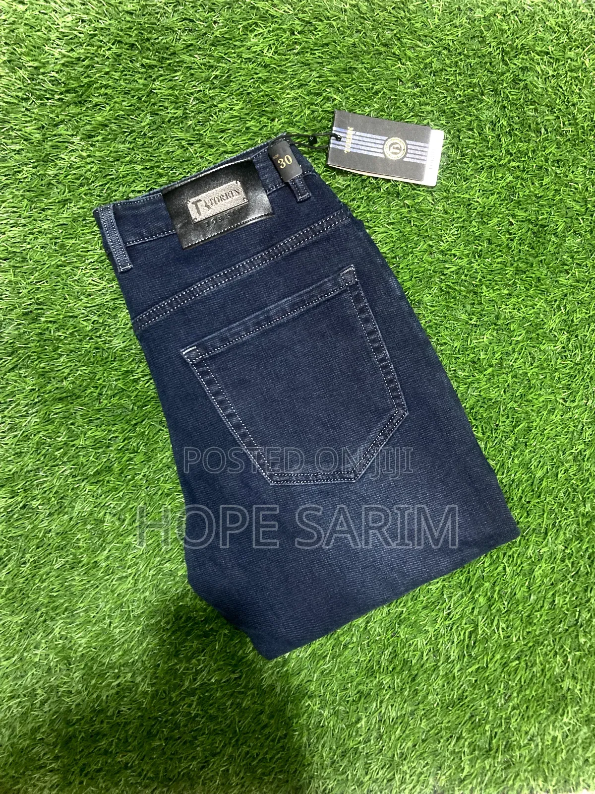 New Tatorrin Men's Dark Blue Jeans
