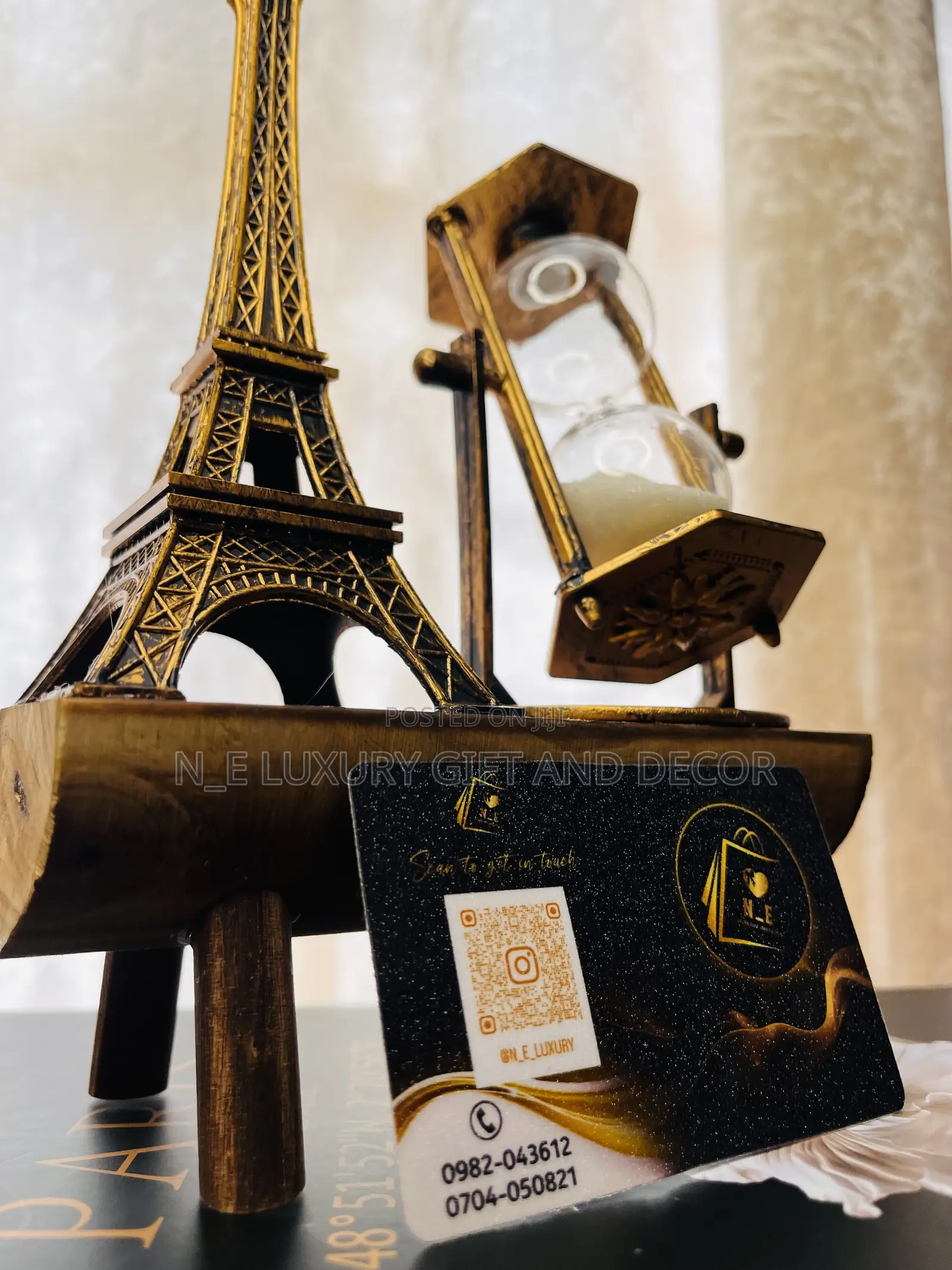 Wooden Paris With Paris Book