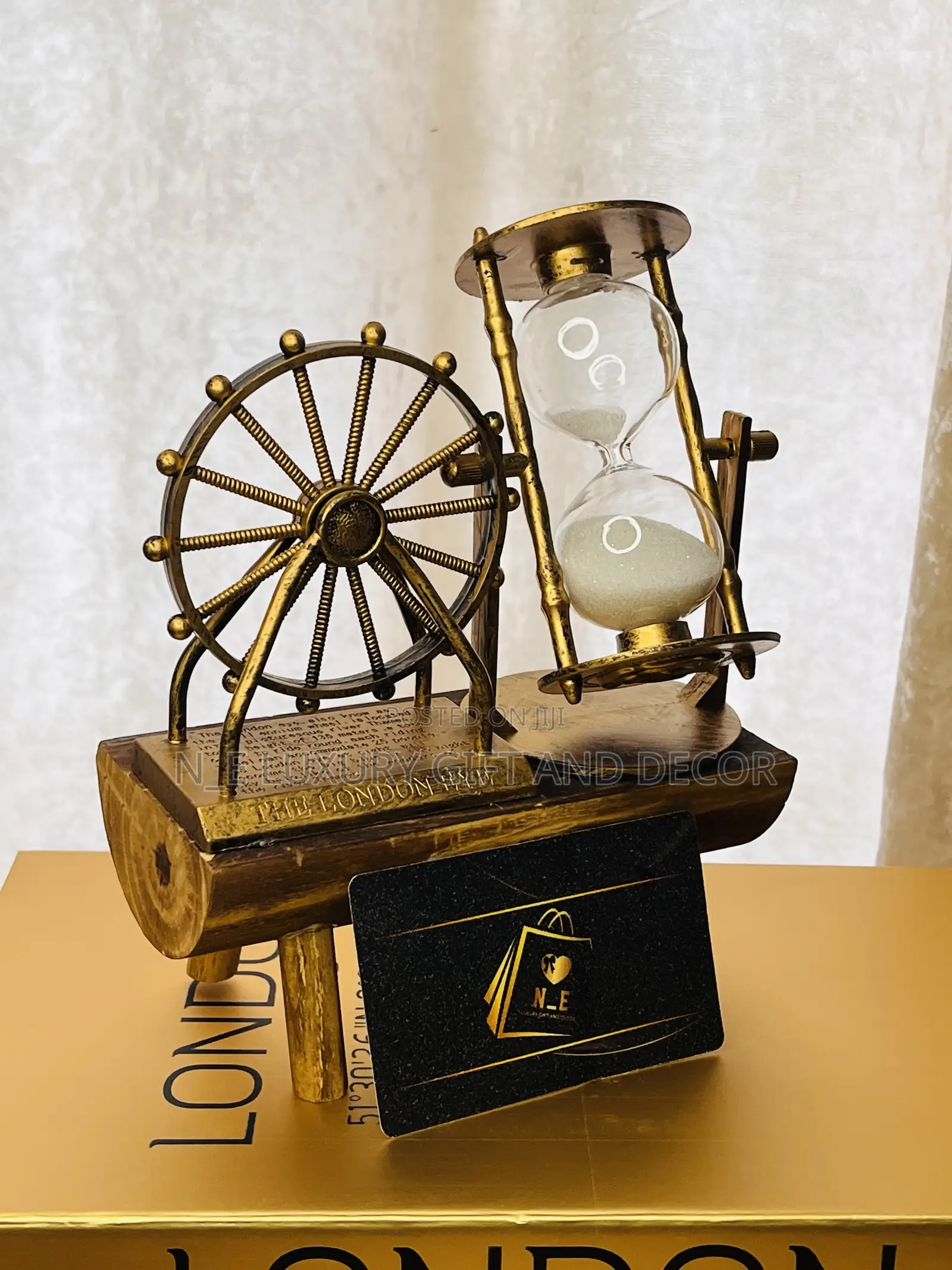 Wooden London Wheel With Faux Book
