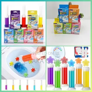16‐Pack Gel Toilet Cleaner – No Scrubbing, Just Stamp Flush