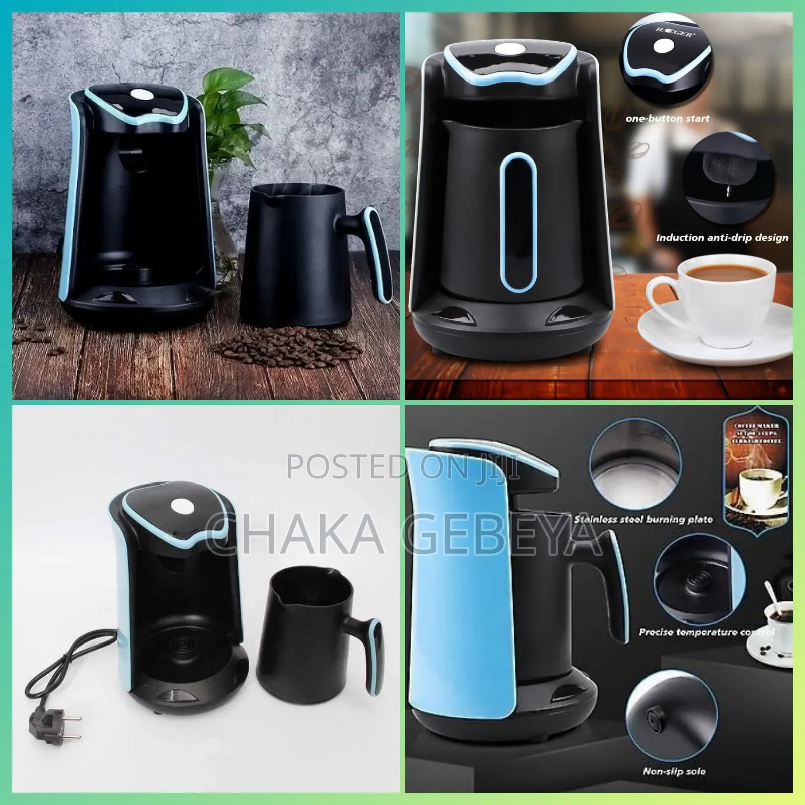 Automatic Electric Buna Maker – No Mess, Waterless Warning