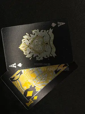 Black Poker Card