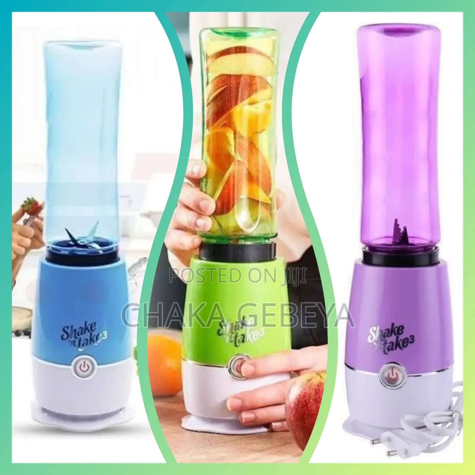 Usb Rechargeable Blender – Make Smoothies Anywhere, 2 Bottles