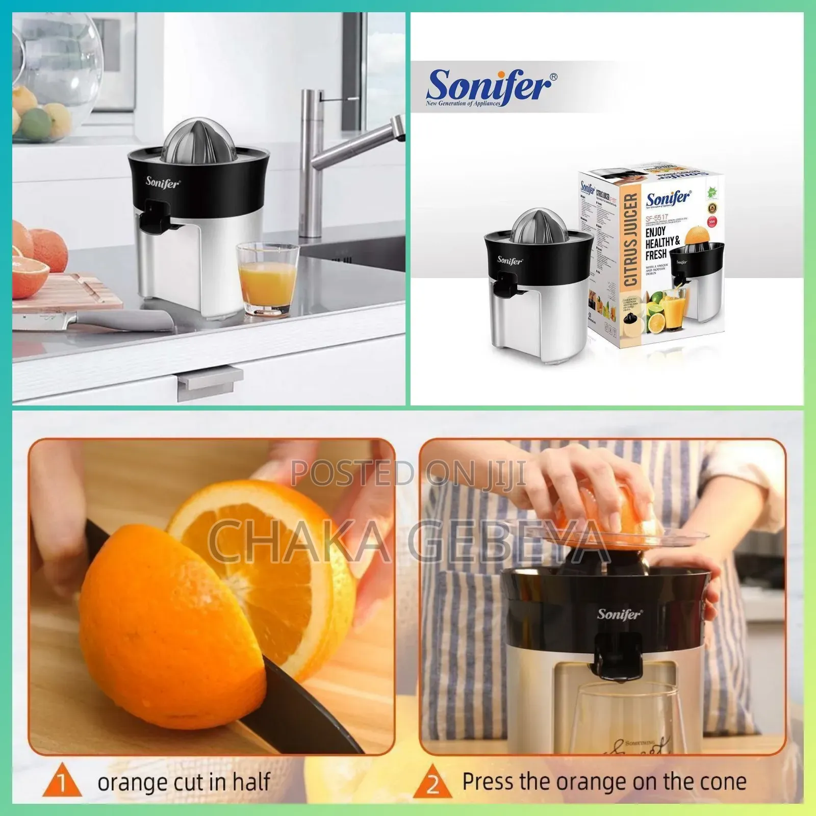 Automatic Orange Juicer – Press Extract, Direct Plug‐In