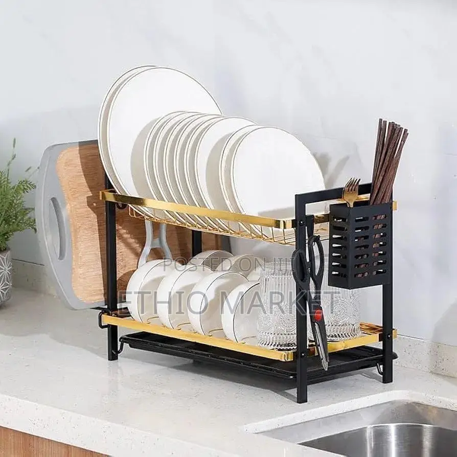 2 Tier Dish Drying Rack