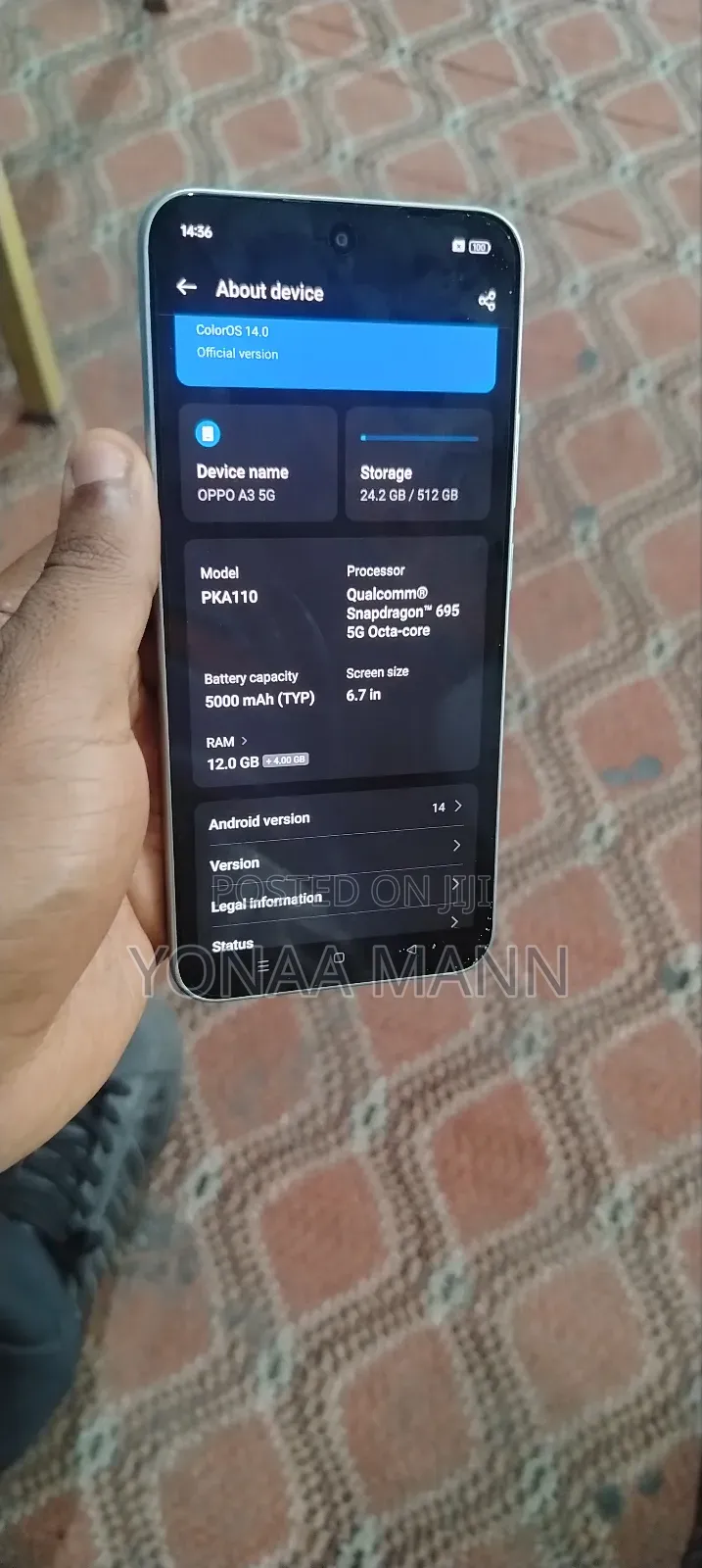 New Oppo A3 Pro 512 GB