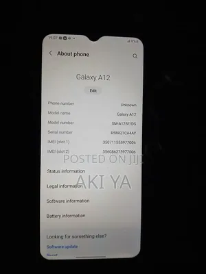 New Samsung Galaxy A12 64 GB Blue