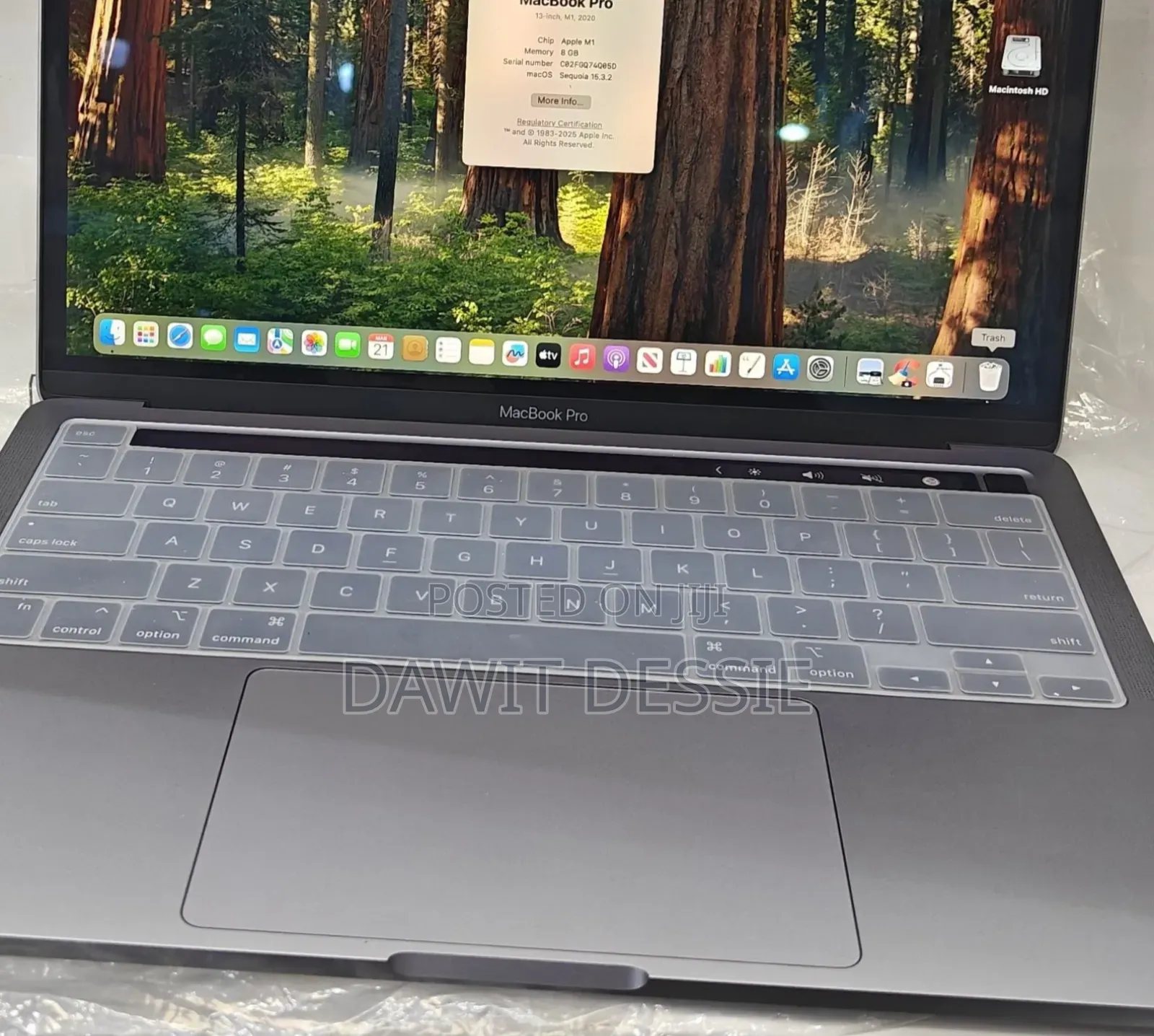 New Laptop Apple MacBook Pro M1 8GB Apple M1 SSD 256GB