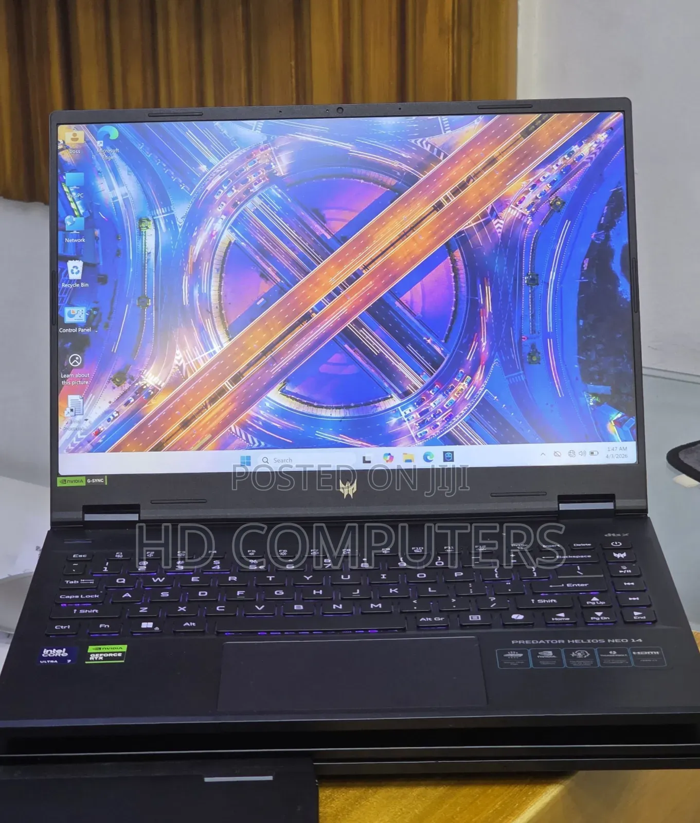 New Laptop Acer Predator Helios Neo 14 16GB Intel Core Ultra 7 SSD 1T
